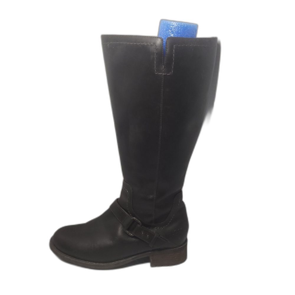 UGG Dahlen Women's Dark Brown Leather Lined Zip Up Riding Boots Size 7